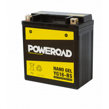 POWEROAD YTX16-BS NANO Gel
