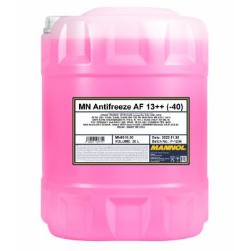 MN4015 AF13++ Antifreeze (-40°C) 20L MN4015 AF13++ Antifreeze (-40°C) 20L