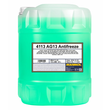 MN4113 AG13 Antifreeze (-40C) 20L 4:1 MN4113 AG13 Antifreeze (-40C) 20L 4:1