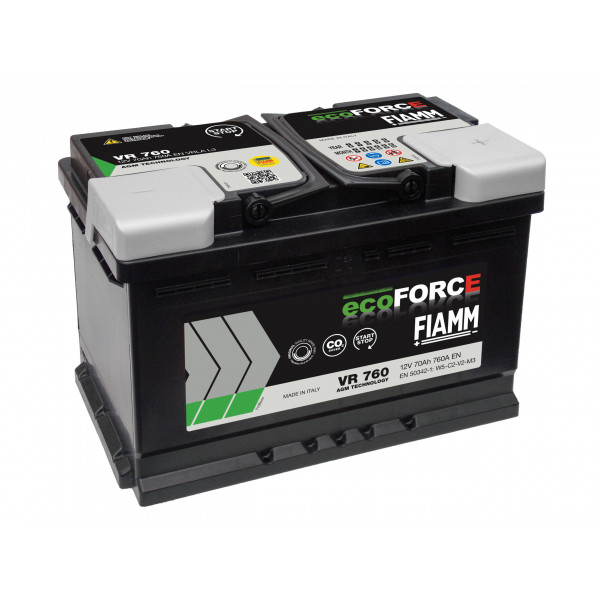 096 AGM Ecoforce Fiamm Battery image